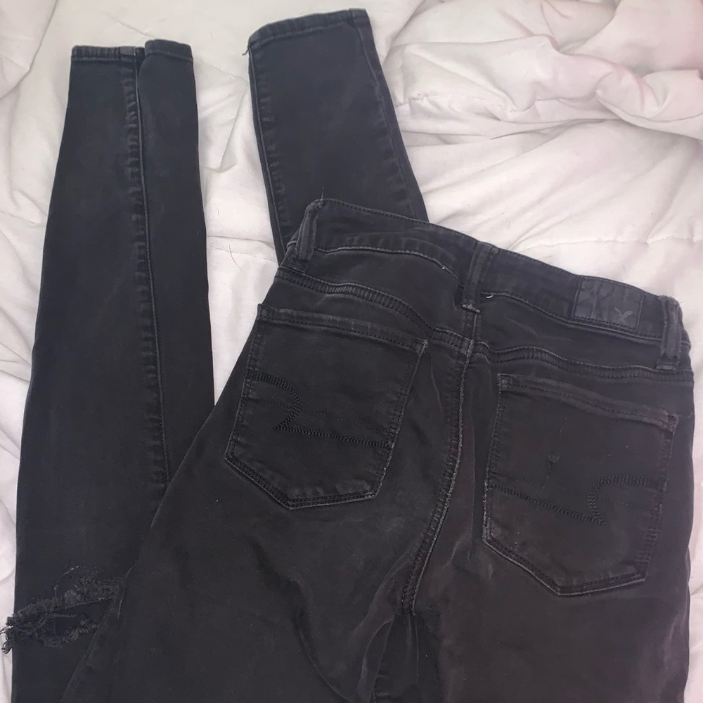 American Eagle Outfitters Black High Rise Jegging